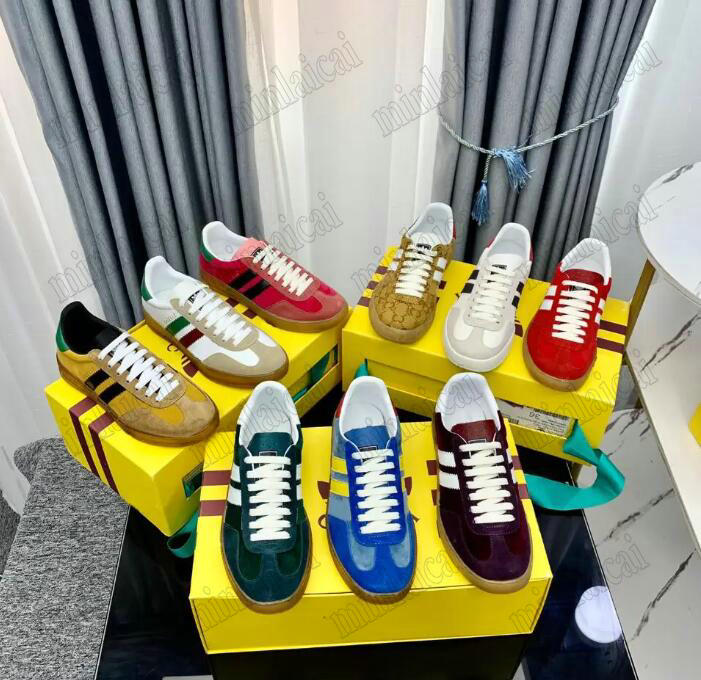 DESIGNERS Suede Gazelles Casual Sports Shoes 2022ss Collaborative Collection Designer Luxurys Trainers Men Womens Embroidery Sneakers Fluff Upper Rubber sole, 010
DESIGNERS Suede Gazelles Casual Sports Shoes 2022ss Collaborative Collection Designer Luxurys Trainers Men Womens Embroidery Sneakers Fluff Upper Rubber sole, 010