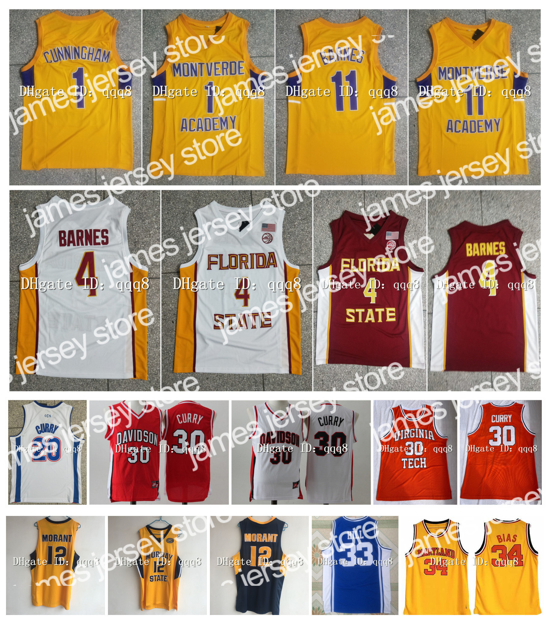 College Basketball Wears Ja Morant Murray State Racers College Basketball Jerseys Montverde Academy Cade Cunningham Scottie Barnes Steph Curry Davidson Len Bias, As pic
College Basketball Wears Ja Morant Murray State Racers College Basketball Jerseys Montverde Academy Cade Cunningham Scottie Barnes Steph Curry Davidson Len Bias, As pic