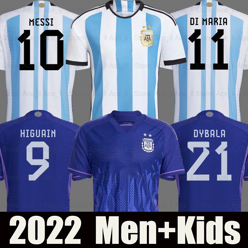 2022 Argentina soccer jerseys MESSIS DYBALA AGUERO MARADONA woRLD DI MARIA HIGUAIN Cup fans player version 22 23 Home away 2023 Men Kids kit sets football shirt, 22 home adult
2022 Argentina soccer jerseys MESSIS DYBALA AGUERO MARADONA woRLD DI MARIA HIGUAIN Cup fans player version 22 23 Home away 2023 Men Kids kit sets football shirt, 22 home adult