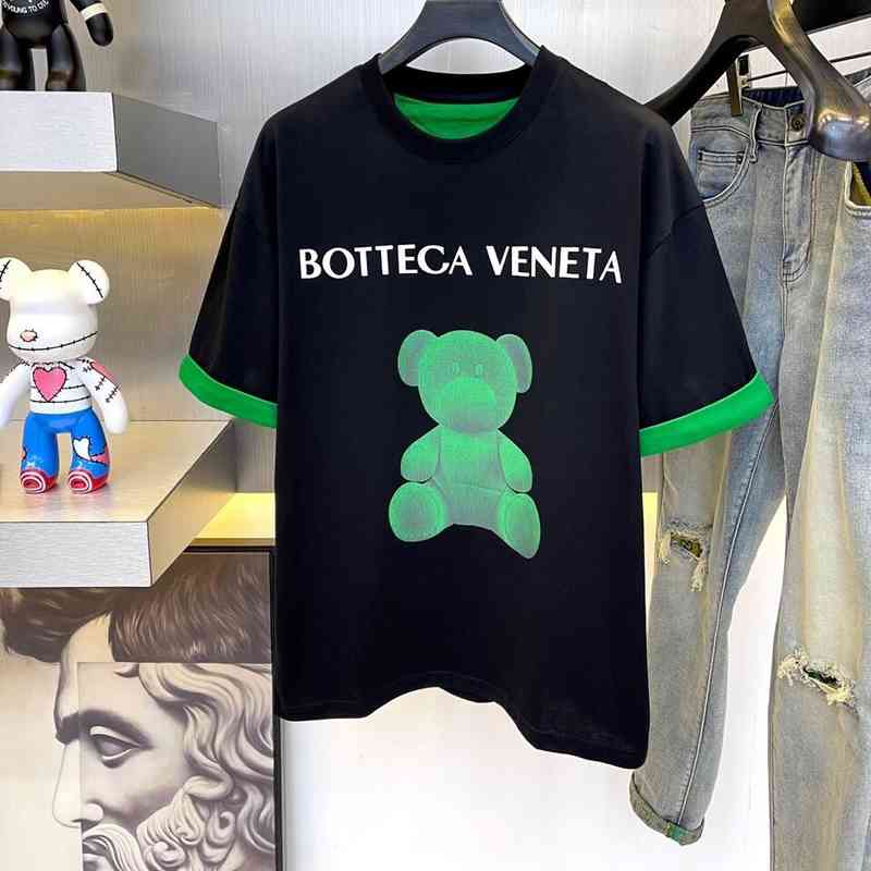 Designer t Shirts Bv's High Level Bottega Ven High Quality Bv Direct Spray Printing Cartoon Bear Short Sleeve T-shirt Men's and Women's, Black
Designer t Shirts Bv's High Level Bottega Ven High Quality Bv Direct Spray Printing Cartoon Bear Short Sleeve T-shirt Men's and Women's, Black