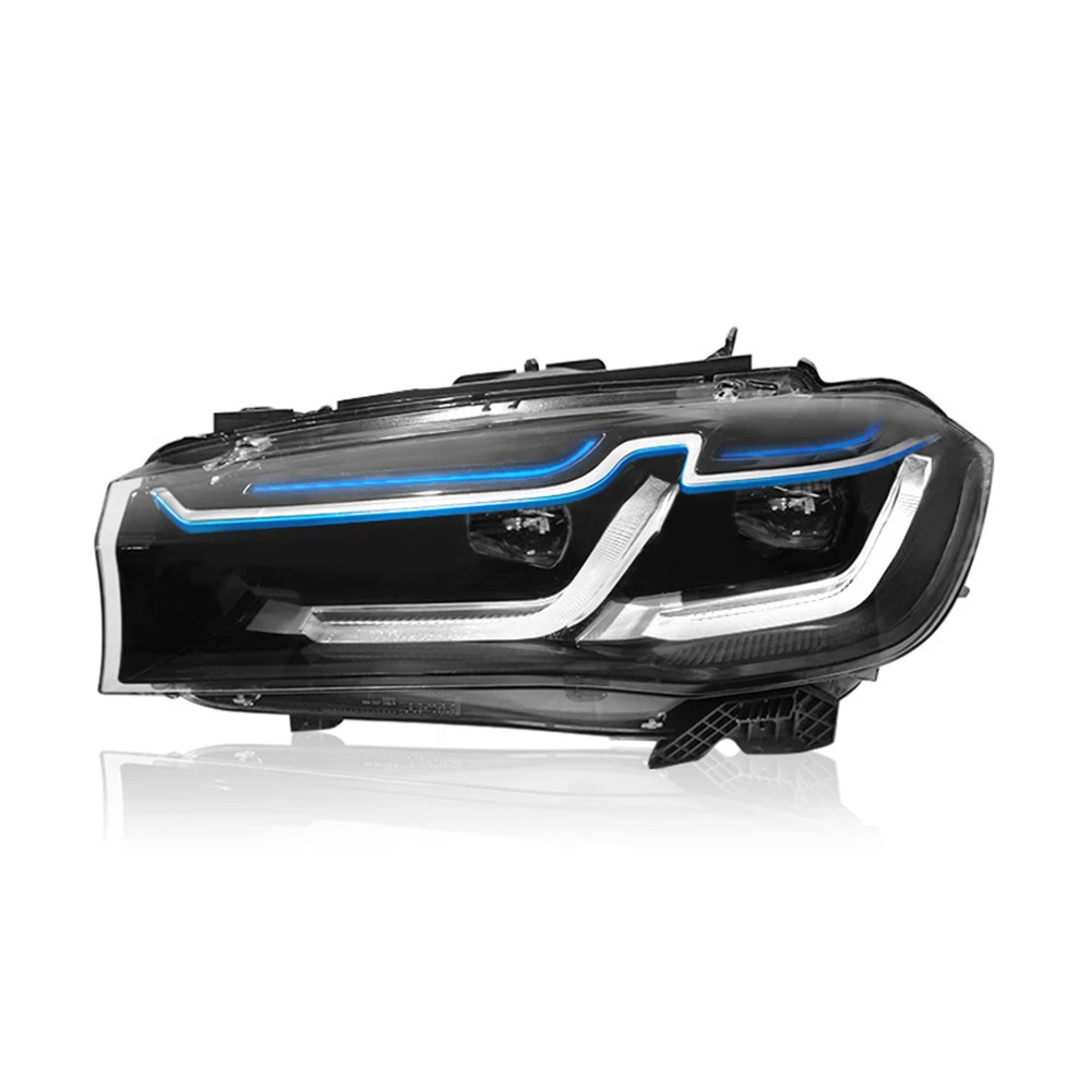 LED Headlights For Cars X5 F15 2014-20 18 X6 F16 LED Auto Headlights Assembly Upgrade M5 Competition Design Bicofal Lens Kit Accessories