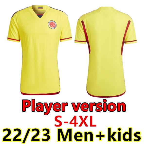 soccer jersey S-4XL 2022 2023 Thailand quality Colombia home JAMES copa america colombia player version football shirt FALCAO men kids Camiseta de futbol maillot, 22/23 home
soccer jersey S-4XL 2022 2023 Thailand quality Colombia home JAMES copa america colombia player version football shirt FALCAO men kids Camiseta de futbol maillot, 22/23 home