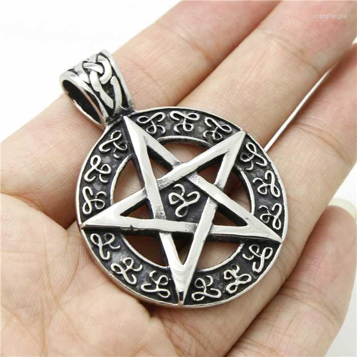 Pendant Necklaces Top Quality 316L Stainless Steel Cool Punk Gothic Vintage Five-pointed Star Est
Pendant Necklaces Top Quality 316L Stainless Steel Cool Punk Gothic Vintage Five-pointed Star Est