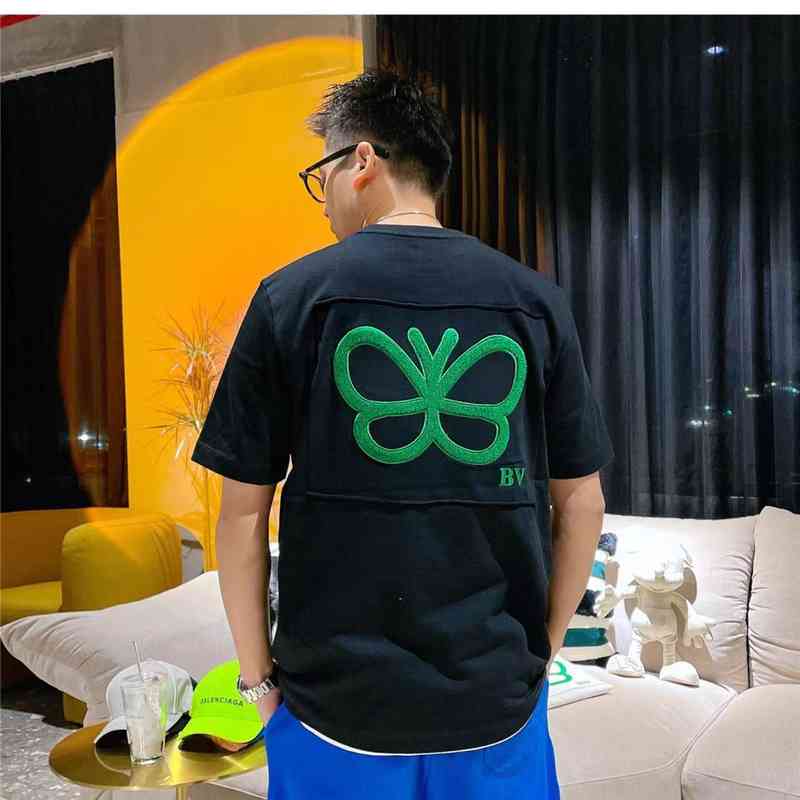 Fshion t Shirt Bv's Designer Shirts Bottega Ven 2022 New Fashion Brand Short Sleeve T-shirt Men Bv Green Triangle Butterfly Embroidery Loose Half, Blue
Fshion t Shirt Bv's Designer Shirts Bottega Ven 2022 New Fashion Brand Short Sleeve T-shirt Men Bv Green Triangle Butterfly Embroidery Loose Half, Blue