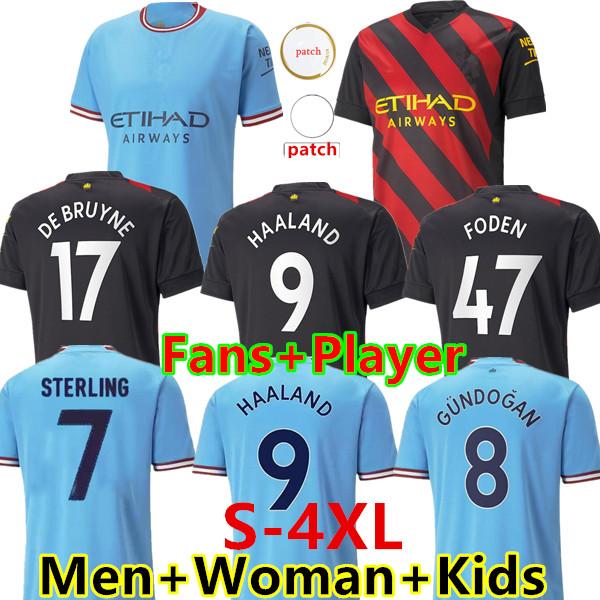 SOCCER JERSEYS S-4XL 22 23 HAALAND GREALISH STERLING MANS CITIES MAHREZ fans player version DE BRUYNE FODEN 2022 2023 football tops shirt woman kids kit sets uniform, 22/23 home
SOCCER JERSEYS S-4XL 22 23 HAALAND GREALISH STERLING MANS CITIES MAHREZ fans player version DE BRUYNE FODEN 2022 2023 football tops shirt woman kids kit sets uniform, 22/23 home