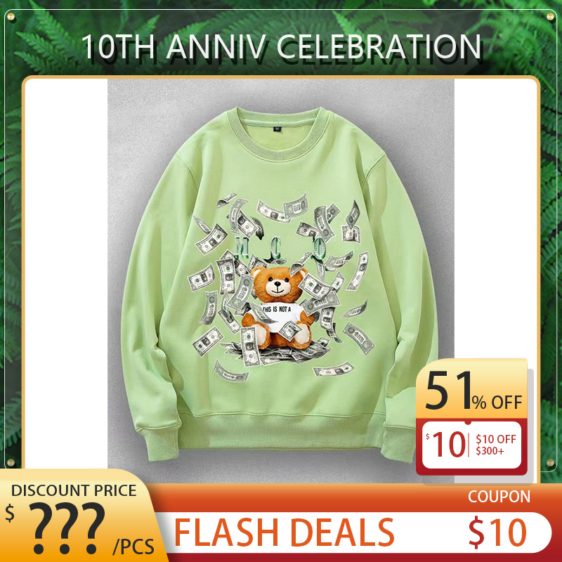Mens Sweatshirts Colorful Bear Hoodies Men Spring Autumn Tops With Brand Logo Print, Customize
Mens Sweatshirts Colorful Bear Hoodies Men Spring Autumn Tops With Brand Logo Print, Customize