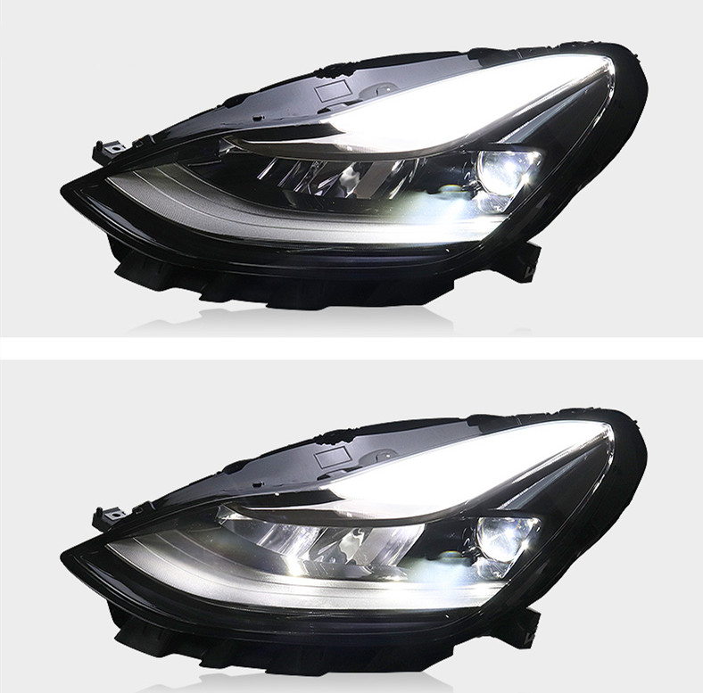 Auto Styling Front Lamp for Tesla Model 3 20 17-2022 Car Headlight Model Y LED Turn Signal Driving Lights