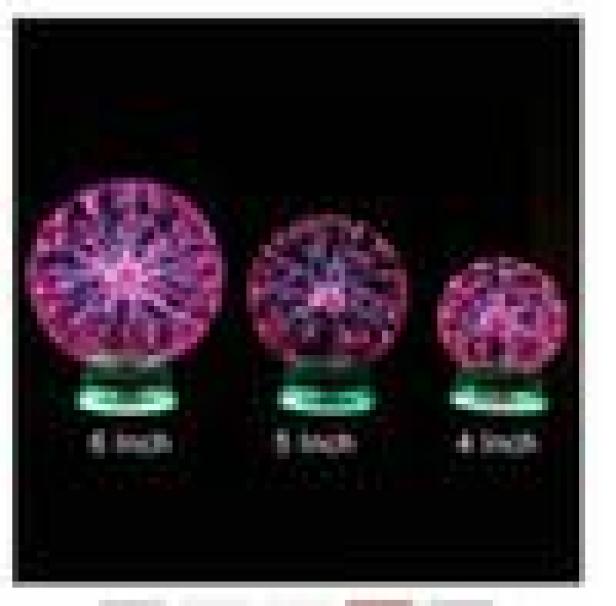 Novelty Glass Magic Plasma Ball Light 3 4 5 6 inch Table Lights Sphere Nightlight Kids Gift For New Year Magic Plasma Night Lamp