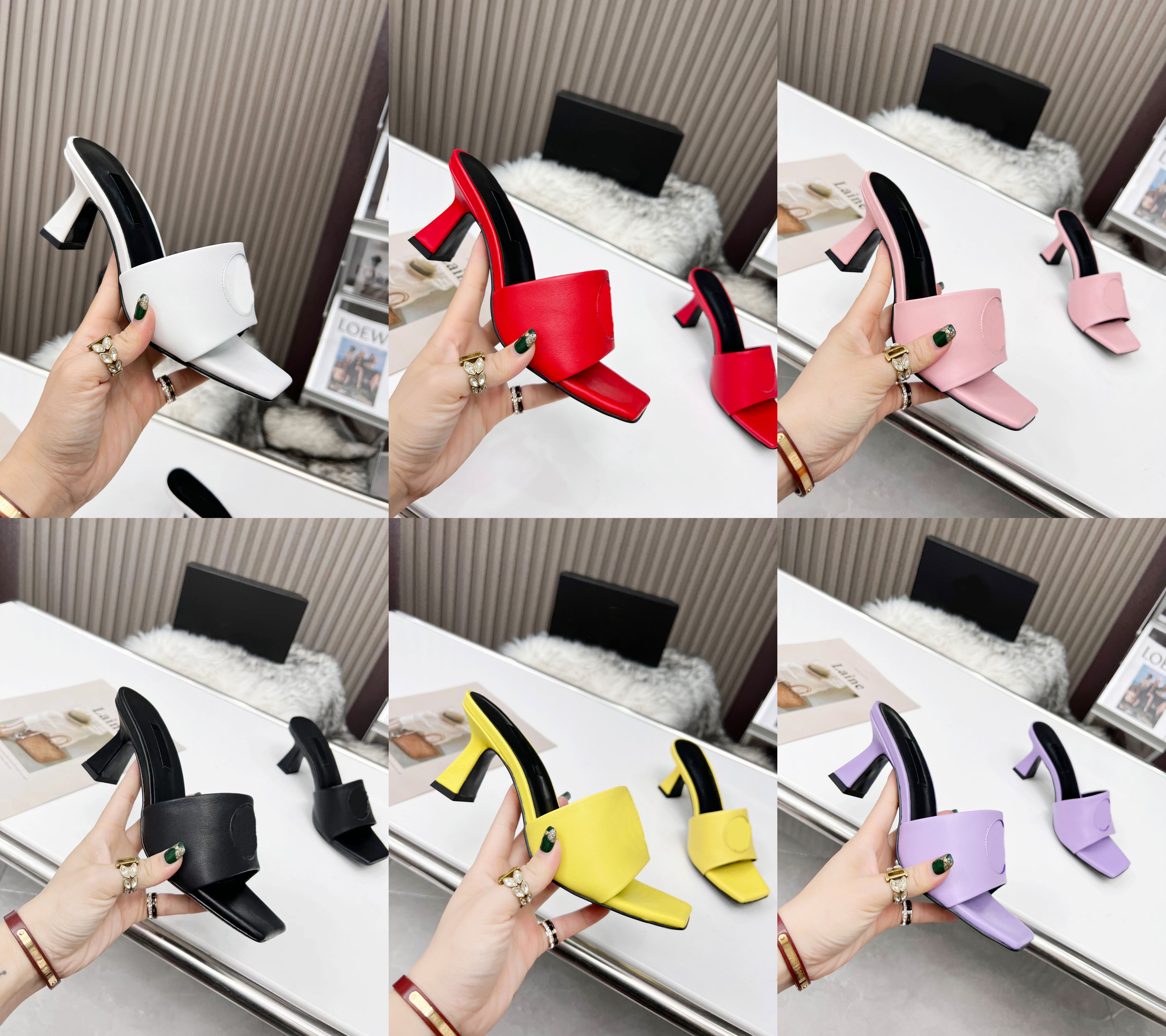 Designer Women Slippers Flat Leather Sandals Indoor Casual Heeled Slipper Summer Luxury Fashion Ladies Beach Flat Flip Flops, Customized
Designer Women Slippers Flat Leather Sandals Indoor Casual Heeled Slipper Summer Luxury Fashion Ladies Beach Flat Flip Flops, Customized