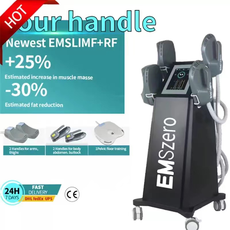 EMS Slimming Body Sculpt 4/2 Handles Neo RF Muscle Stimulator EMS Body Sculpting Slimming Machine