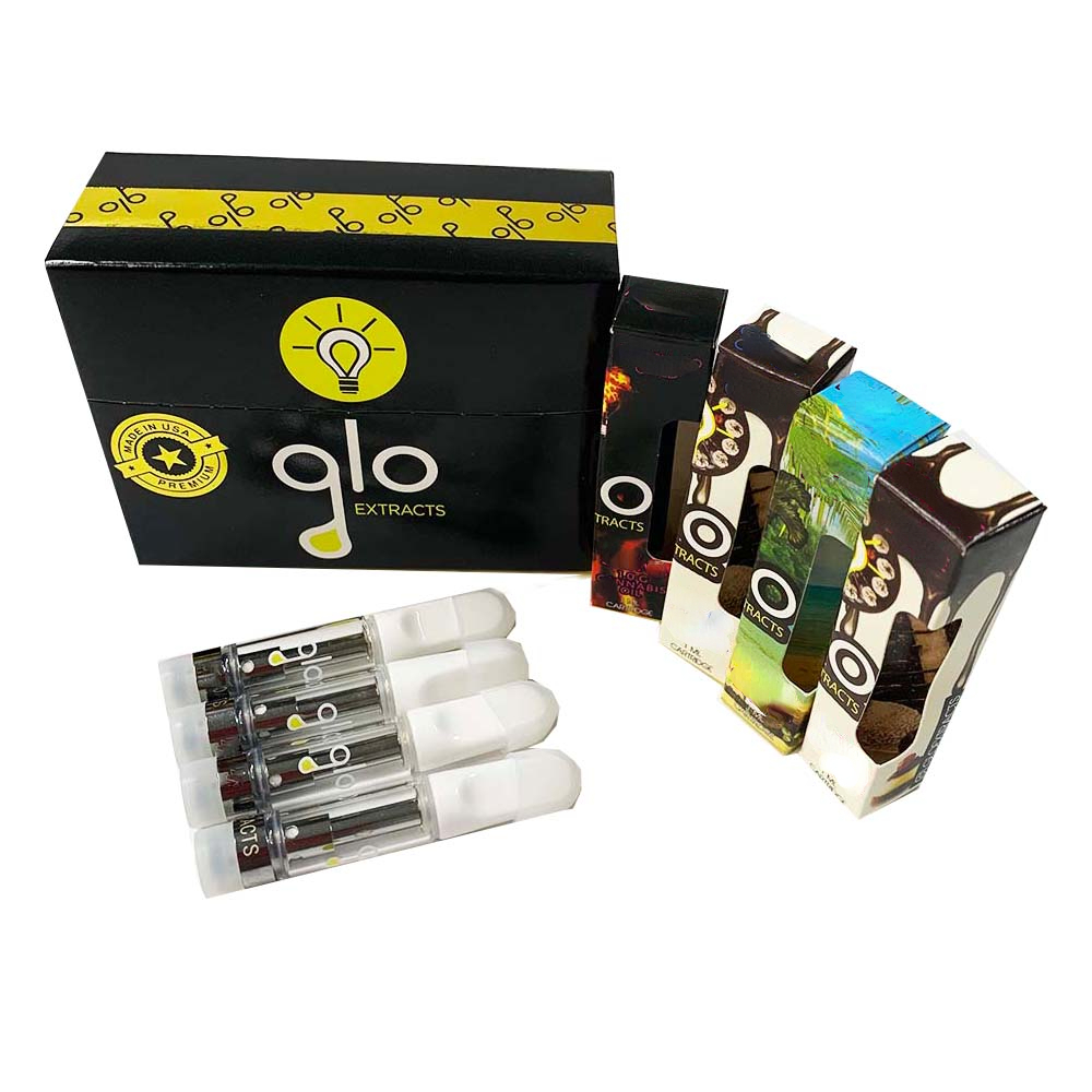 GLO Extracts Vape Cartridges Vaporizer Atomizers Thick Oil Carts Dab Wax Pen Ceramic Coil Glass Thick Tank 510 Thread Battery with new packaging
GLO Extracts Vape Cartridges Vaporizer Atomizers Thick Oil Carts Dab Wax Pen Ceramic Coil Glass Thick Tank 510 Thread Battery with new packaging