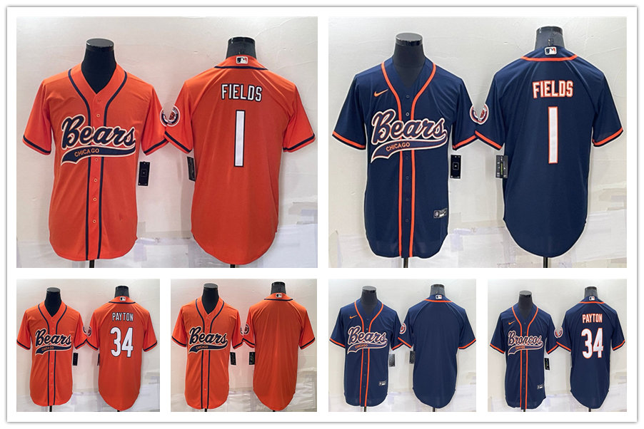 Baseball Football Jersey Chicago''Bears''MEN Walter Payton Justin Fields Orange Cool Base Stitched
Baseball Football Jersey Chicago''Bears''MEN Walter Payton Justin Fields Orange Cool Base Stitched