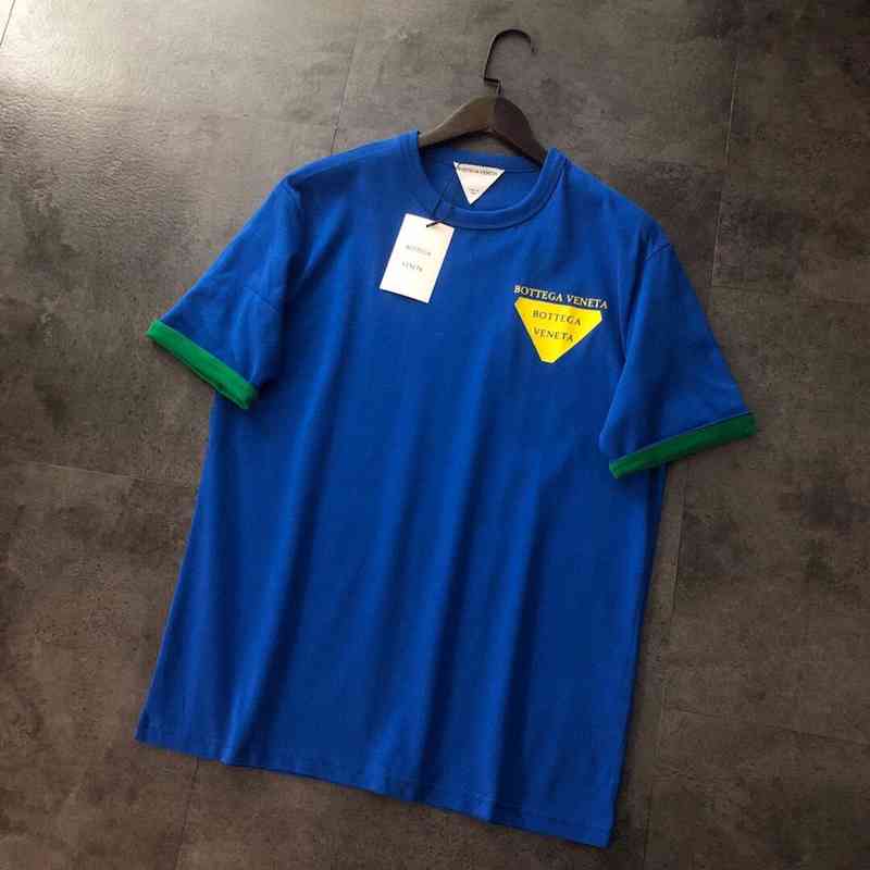 Designer t Shirt Botteg Ven Shirt 2022 and New High Bv Triangle Leather Contrast Short Sleeve T-shirt High Level Luxury Clothes Loose Casual, Blue
Designer t Shirt Botteg Ven Shirt 2022 and New High Bv Triangle Leather Contrast Short Sleeve T-shirt High Level Luxury Clothes Loose Casual, Blue