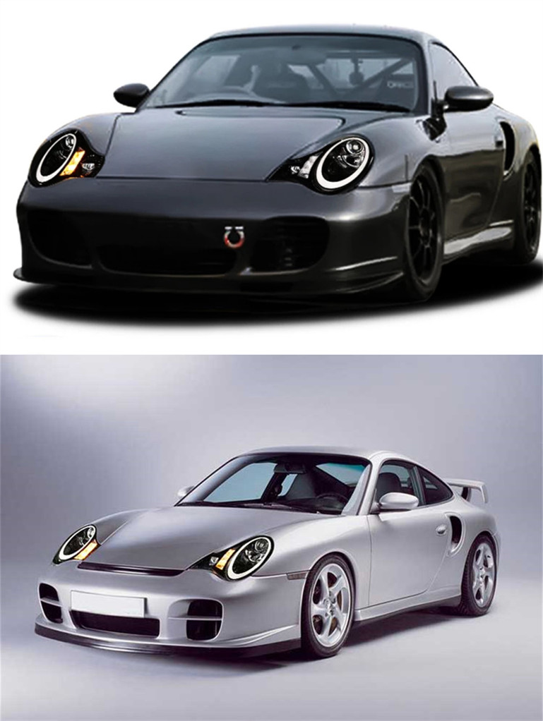 Car Styling Headlights for Porsche 996/911 Turbo LED Headlight 1998-2004 Xenon Low Bulbs Turn Signal Projector Head Lamp