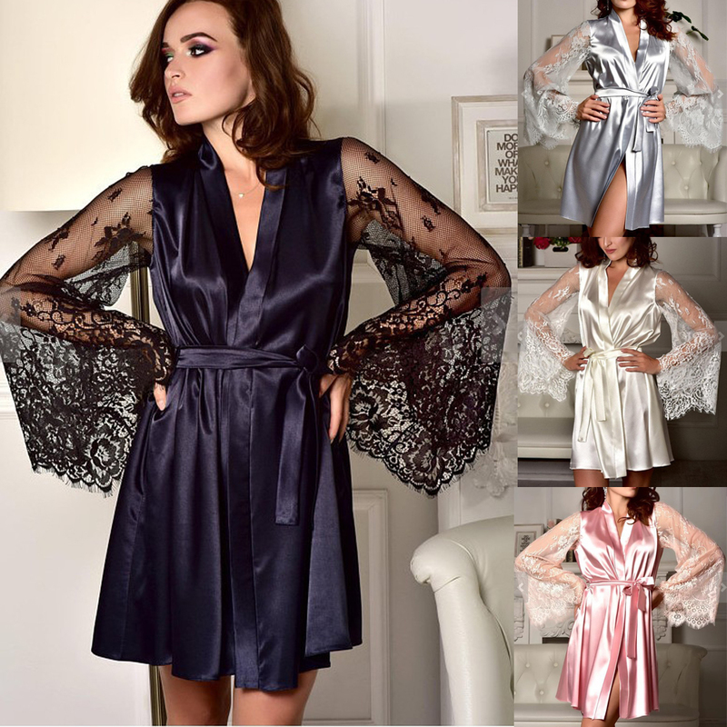 Women's Robe Satin Wedding Kimono Bride Robe.Sleepwear Bridesmaid Robes Pajamas Bathrobe Nightgown Spa Bridal Dressing Gown 220830