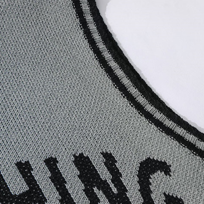 Men's Sweaters College Knitted Vest Sweaters Men Women Street Hip Hop Casual Band Cartoons Anime Pattern O-neck Sleeveless Sweaters Tops 220830