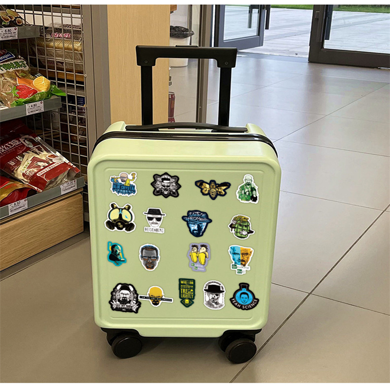 50Pcs Calssical TV Series Breaking Bad Stickers Walter White Graffiti Kids Toy Skateboard Car Motorcycle Bicycle Sticker Decals