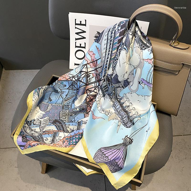 Scarves 2022 Four Seasons Shawls Fashion Leopard Print Small Scarf Korean Style Silk Luxury Sunscreen 70X70CM Headcloth
Scarves 2022 Four Seasons Shawls Fashion Leopard Print Small Scarf Korean Style Silk Luxury Sunscreen 70X70CM Headcloth