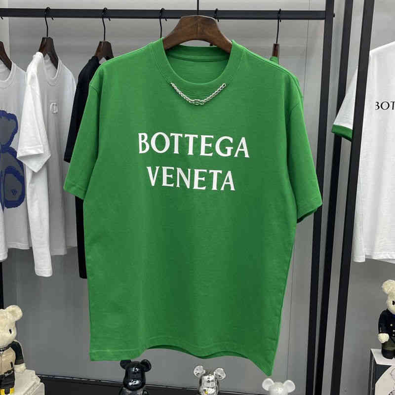 Designer t Shirts Bv's High Level Bottega Ven 2022 Tide Brand Bv Iron Chain Silicone Letter Short Sleeve T-shirt Men's and Women's Trend Versatile Half, Green - high end quality
Designer t Shirts Bv's High Level Bottega Ven 2022 Tide Brand Bv Iron Chain Silicone Letter Short Sleeve T-shirt Men's and Women's Trend Versatile Half, Green - high end quality