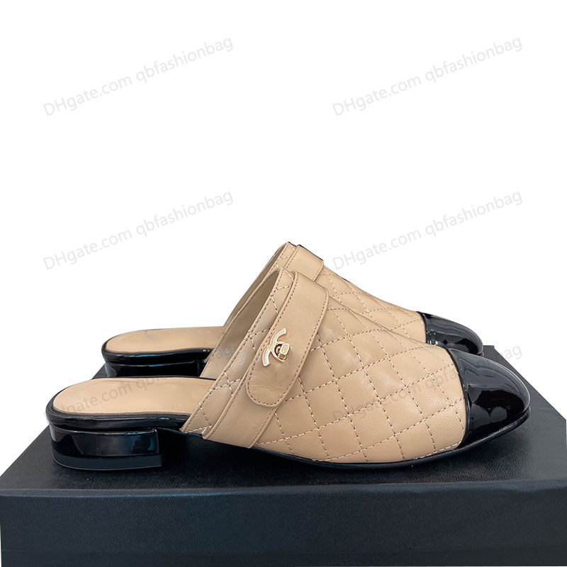 Fall France Designer Womens Slippers With Low Heel 2.5cm/6.5cm Matelasse Mules Retro Round Head Cowhide Real Leather Sole Flip Flops Woman Slides Outdoor Casual Shoe, Shoes box
Fall France Designer Womens Slippers With Low Heel 2.5cm/6.5cm Matelasse Mules Retro Round Head Cowhide Real Leather Sole Flip Flops Woman Slides Outdoor Casual Shoe, Shoes box