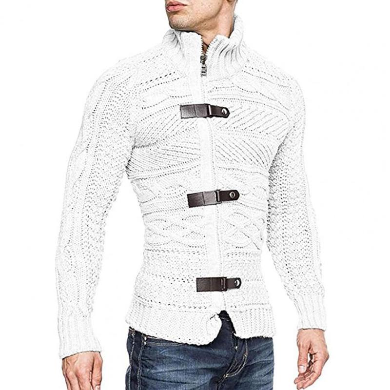 Men's Sweaters Men's Sweaters Stretchy Stylish Acrylic Fiber Loose Sweater Coat Causal-Solid Color Slim Fit Turtleneck Pullovers Sweater 220