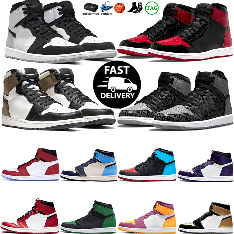OG Jumpman 1s Basketball Shoes 1 Mens Womens Grey Fog Patent Bred Rebellionaire Chicago Heritage Pollen Shadow Turbo Green Dark Mocha Sneakers With Box, Particle grey
OG Jumpman 1s Basketball Shoes 1 Mens Womens Grey Fog Patent Bred Rebellionaire Chicago Heritage Pollen Shadow Turbo Green Dark Mocha Sneakers With Box, Particle grey
