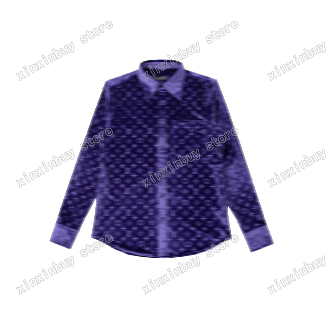 xinxinbuy Men Women Designers tee shirts Velvet fabric long sleeve Streetwear white black blue purple XS-2XL, L01
xinxinbuy Men Women Designers tee shirts Velvet fabric long sleeve Streetwear white black blue purple XS-2XL, L01