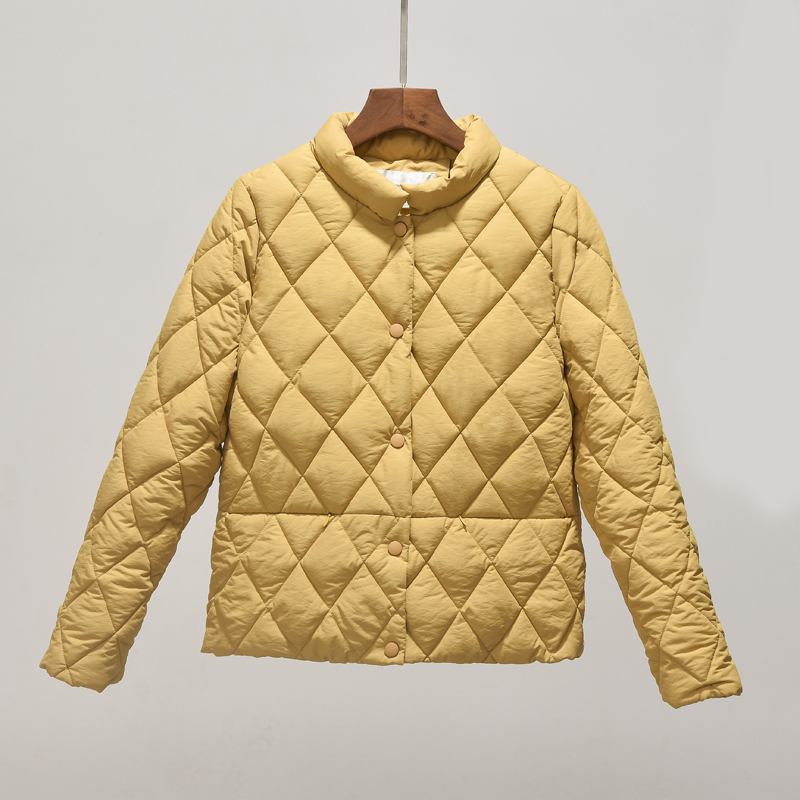 Women's Down Parkas Women Jacket Thin Coat Autumn Winter Wear Short Lady Clothing Student Casual Outerwear Female 220830