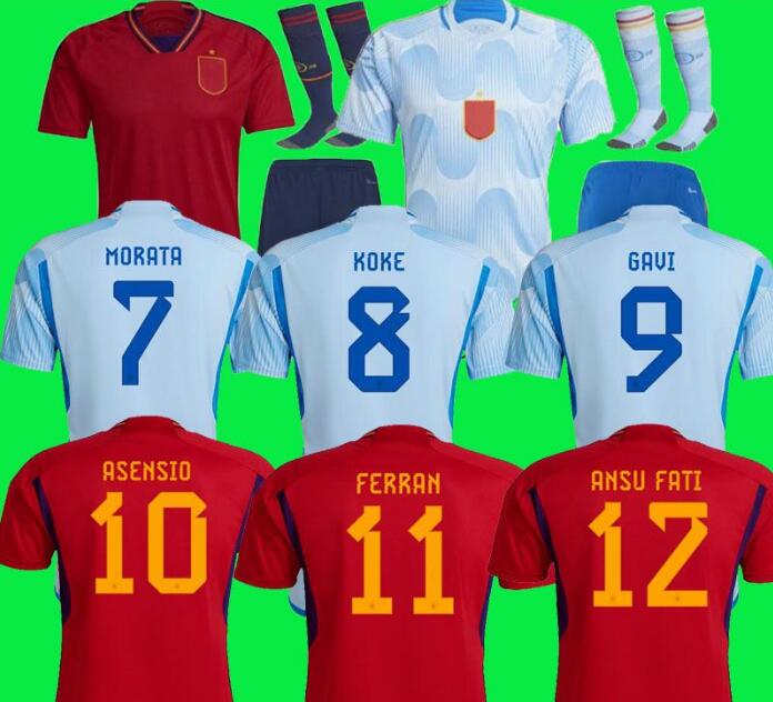 2022 spain soccer jersey PEDRI FERRAN TORRES MORATA GAVI football shirt KOKE AZPILICUETA men kits top quality, 22/23 away
2022 spain soccer jersey PEDRI FERRAN TORRES MORATA GAVI football shirt KOKE AZPILICUETA men kits top quality, 22/23 away