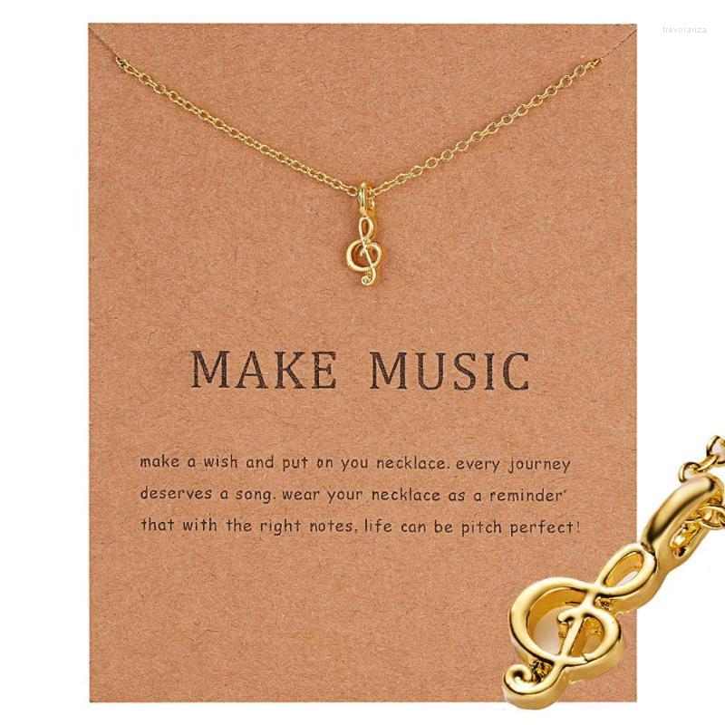 Pendant Necklaces Wish Card Minimalist Music Note Charms Links Chains Gold Color Shorter Necklace For Women Jewelry Gift
Pendant Necklaces Wish Card Minimalist Music Note Charms Links Chains Gold Color Shorter Necklace For Women Jewelry Gift