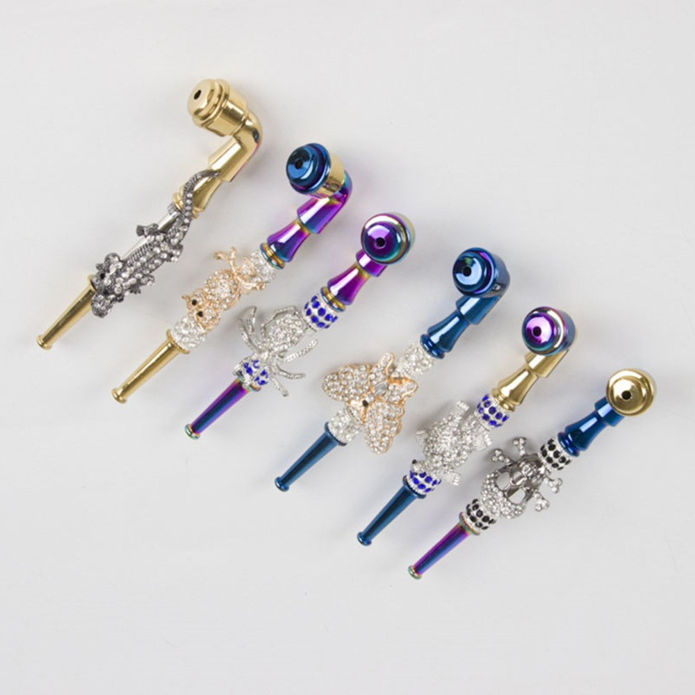 Smoking Metal Pipes Herb Tobacco Halloween Zinc Alloy Pipe Portable Creative wholesale china
Smoking Metal Pipes Herb Tobacco Halloween Zinc Alloy Pipe Portable Creative wholesale china