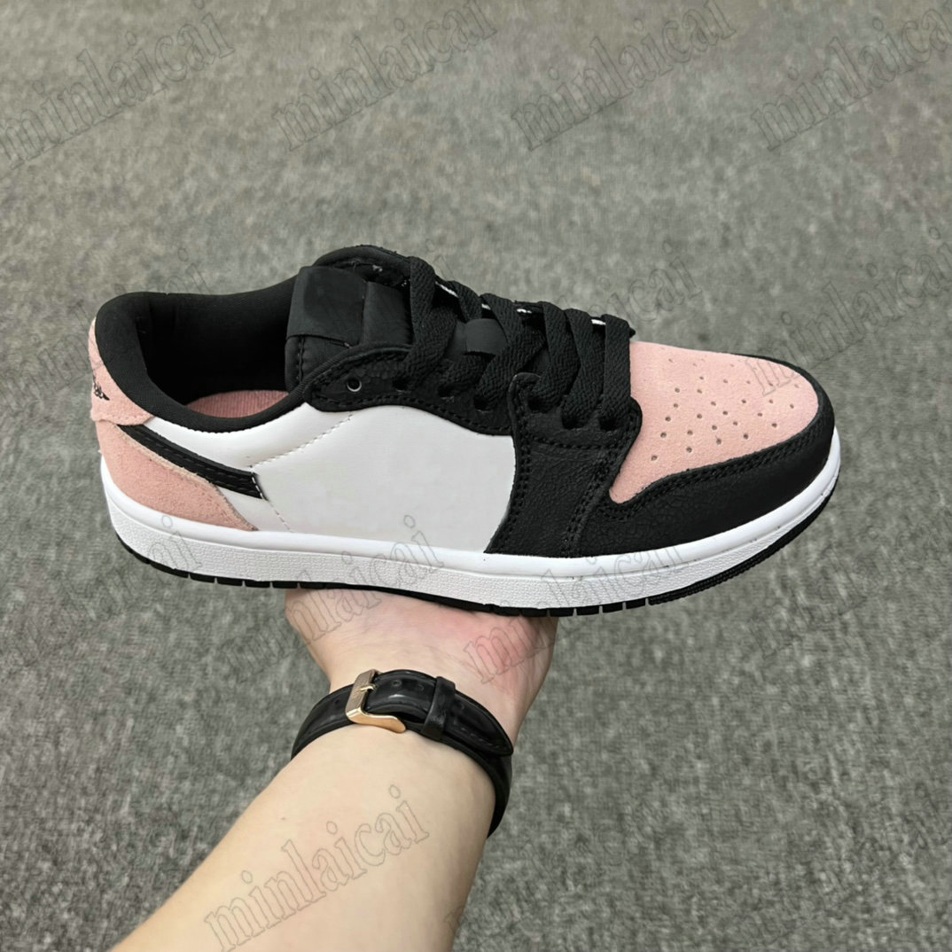 Jumpman 1 Low Bleached Coral Basketball Shoes Black Pink cz0790-061 Designers Black/Bleached Coral/White/Grey Fog Mens Women 1s Trainers Perforated Toe
Jumpman 1 Low Bleached Coral Basketball Shoes Black Pink cz0790-061 Designers Black/Bleached Coral/White/Grey Fog Mens Women 1s Trainers Perforated Toe