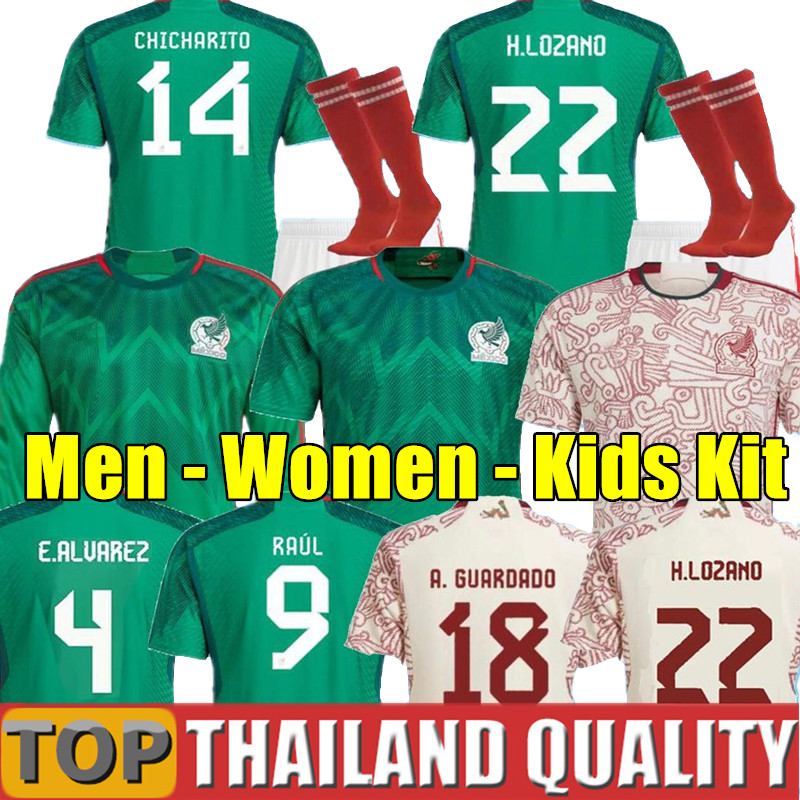2022 Mexico soccer jerseys LOZANO CHICHARITO RAUL football shirt set DOS SANTOS Camisetas de futbol ALVAREZ maillot foot Men Women Kids kit uniform, 2022 away + patches - men
2022 Mexico soccer jerseys LOZANO CHICHARITO RAUL football shirt set DOS SANTOS Camisetas de futbol ALVAREZ maillot foot Men Women Kids kit uniform, 2022 away + patches - men