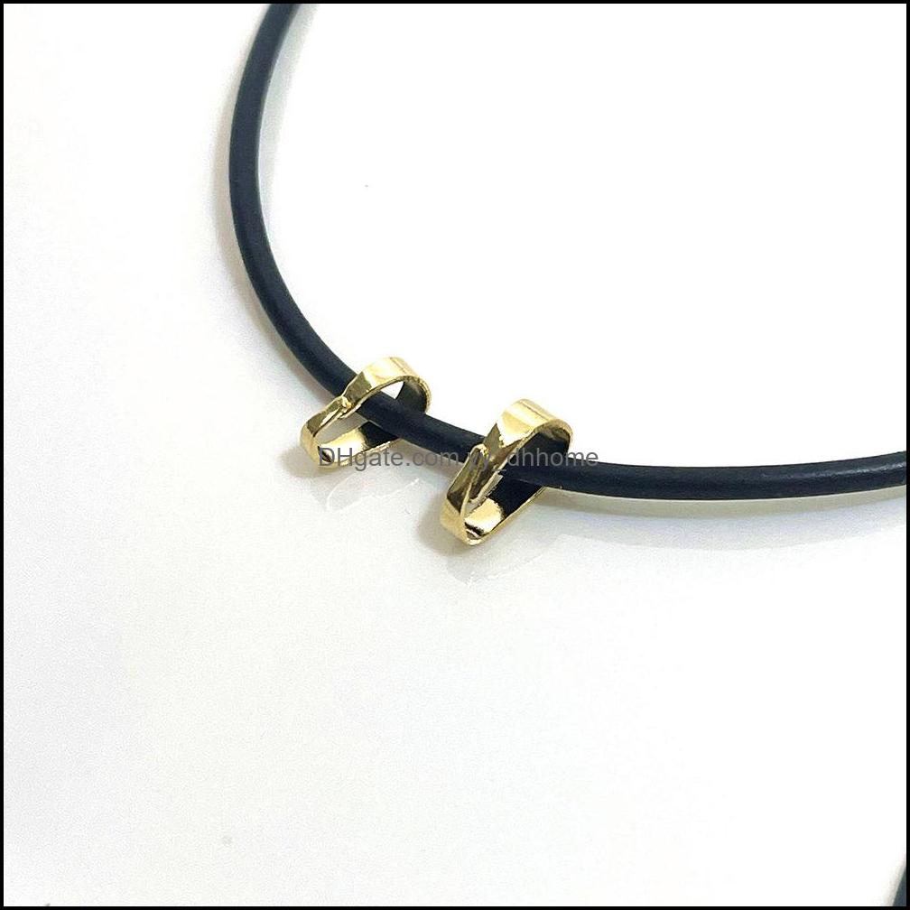 Clasps Hooks 100Pcs Clasp Connectors Pinch Bails For Pendant Necklace Jewelry Making Snap Clip Charms Iron Plating Cha Dhseller2010 Dhwuz