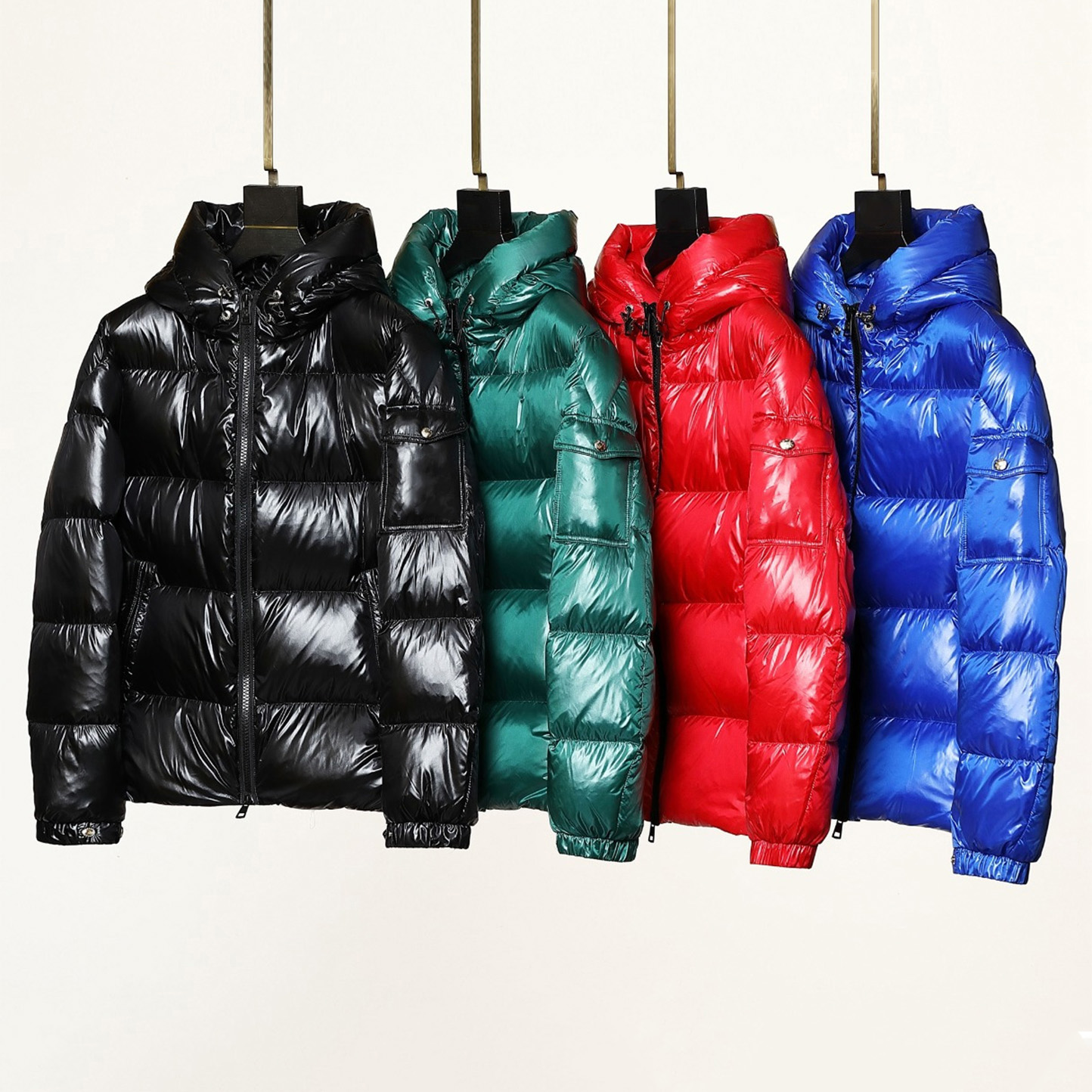 Men's Black Down Jacket Designer Jacket European and American Street Style Leather Jacket Thermal Inflatable Hoodie size S-4XL, 14
Men's Black Down Jacket Designer Jacket European and American Street Style Leather Jacket Thermal Inflatable Hoodie size S-4XL, 14