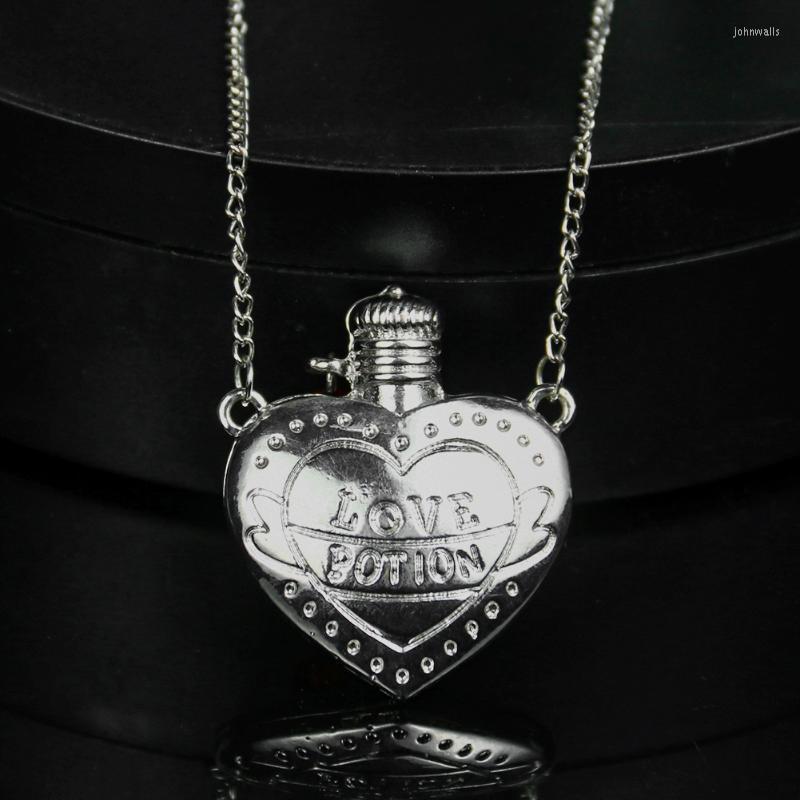 Pendant Necklaces Creative Magic Heart Love Potion Bottle Necklace Can Not Openable Choker Woman Man Couple Festival Friends Jewelry Gift
Pendant Necklaces Creative Magic Heart Love Potion Bottle Necklace Can Not Openable Choker Woman Man Couple Festival Friends Jewelry Gift