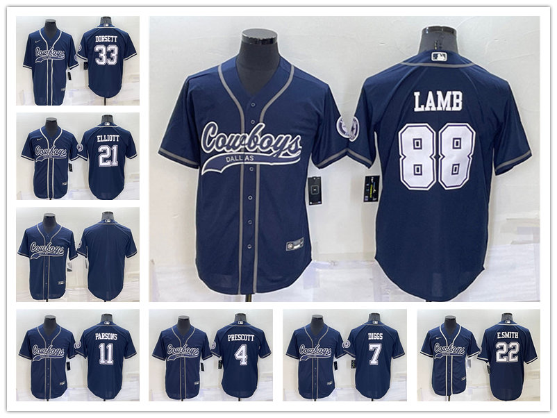 Baseball Football Jersey Dallas''Cowboys''MEN Dak Prescott Trevon Diggs Micah Parsons CeeDee Lamb Ezekiel Elliott Navy Cool Base Stitched
Baseball Football Jersey Dallas''Cowboys''MEN Dak Prescott Trevon Diggs Micah Parsons CeeDee Lamb Ezekiel Elliott Navy Cool Base Stitched