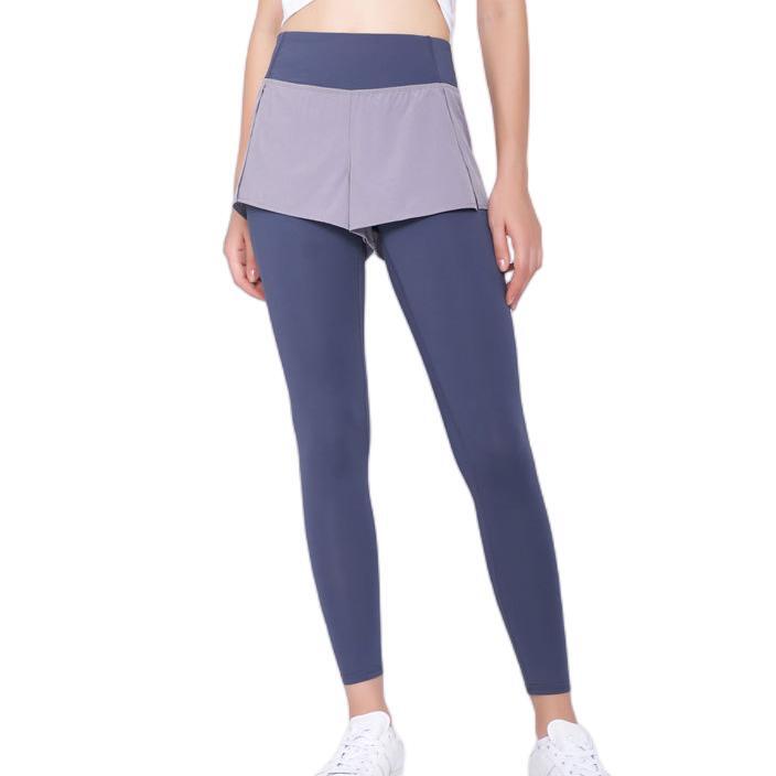 Yoga Outfits 4 needle 6 thread invisible side pockets breathable shaping fake two Piece high elasticity Skin friendly joggers for women workout leggings pants solid, Black
Yoga Outfits 4 needle 6 thread invisible side pockets breathable shaping fake two Piece high elasticity Skin friendly joggers for women workout leggings pants solid, Black