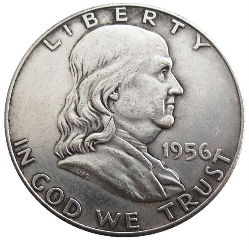US 1956PD Franklin Half Dollar Craft Silver Plated Copy Coin Brass Ornaments home decoration accessories2733
US 1956PD Franklin Half Dollar Craft Silver Plated Copy Coin Brass Ornaments home decoration accessories2733