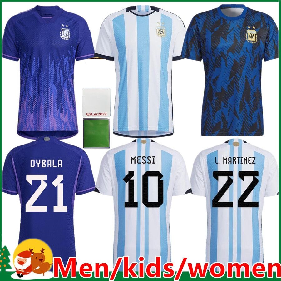 Customized 22-23 Argentina Soccer Jerseys Home Away 22 L.MARTINEZ 21 Dybala 11 Di Maria 24 FERNANDEZ 16 J.CORREA DE PAUL 10 Maradona Dropshiping Accepted Thai Quality, 22-23 home with patch
Customized 22-23 Argentina Soccer Jerseys Home Away 22 L.MARTINEZ 21 Dybala 11 Di Maria 24 FERNANDEZ 16 J.CORREA DE PAUL 10 Maradona Dropshiping Accepted Thai Quality, 22-23 home with patch