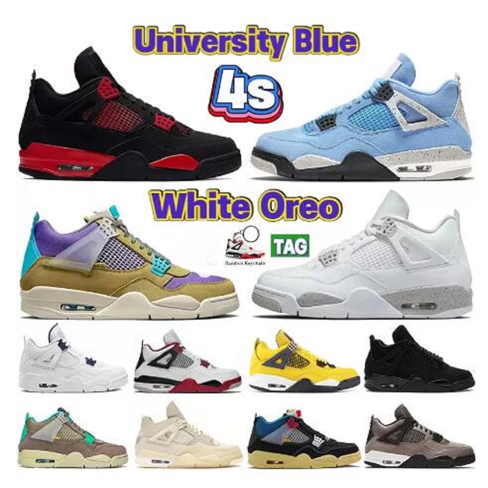 Men Women jumpman 4s Basketball Shoes Sail UNC Black Cat 4s Dark Peach Marina Blue Oreo Red Thunder Dark Mocha mens trainer, # 16
Men Women jumpman 4s Basketball Shoes Sail UNC Black Cat 4s Dark Peach Marina Blue Oreo Red Thunder Dark Mocha mens trainer, # 16