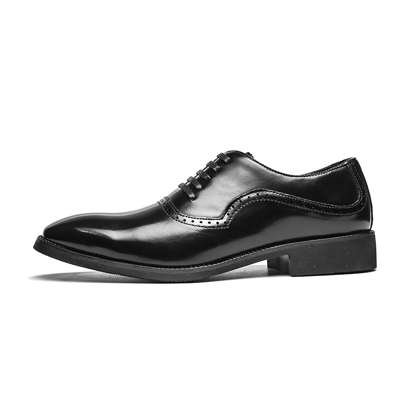 Oxford Shoes Men Shoes Color-blocking PU Two-stage Stitching Straps Fashion Business Casual Party Daily AD061