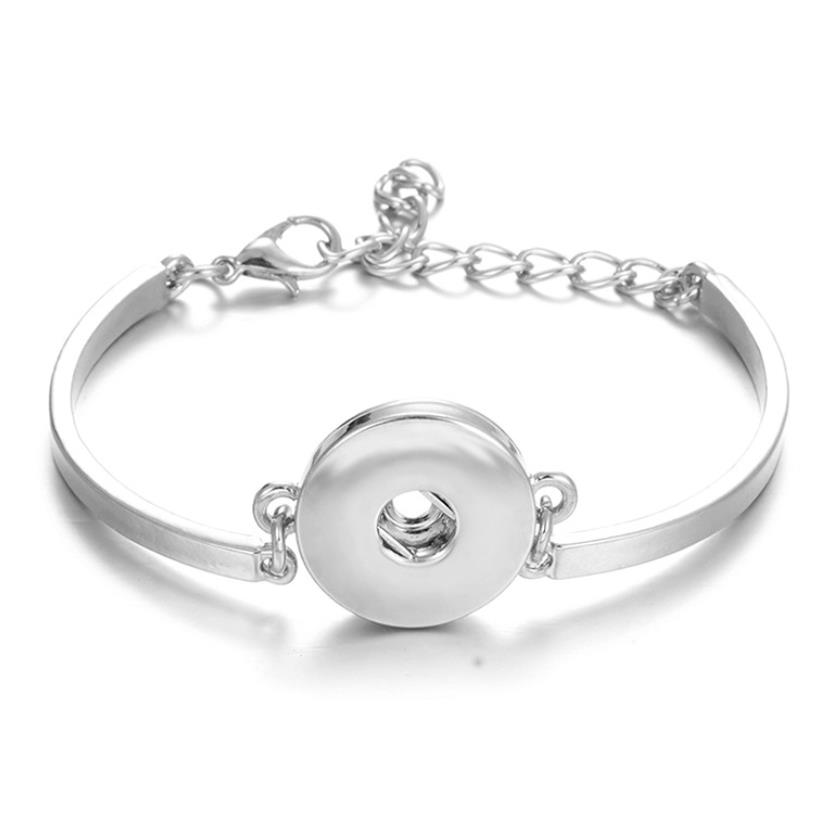 Charm Bracelets Noosa Snap Bracelet Jewelry Adjustable Ginger Buttons Chunk Charm Bangle Fit Diy 18Mm Snaps Classic Drop Delivery 202 Dhwpv