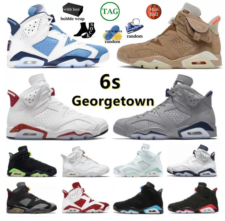 With Box 6 Basketball Shoes for Men 6 6s Women University Blue Red Oreo Georgetown Midnight Navy Cactus Jack Black Infrared UNC Trainers Outdoor Sports Sneakers, 36
With Box 6 Basketball Shoes for Men 6 6s Women University Blue Red Oreo Georgetown Midnight Navy Cactus Jack Black Infrared UNC Trainers Outdoor Sports Sneakers, 36