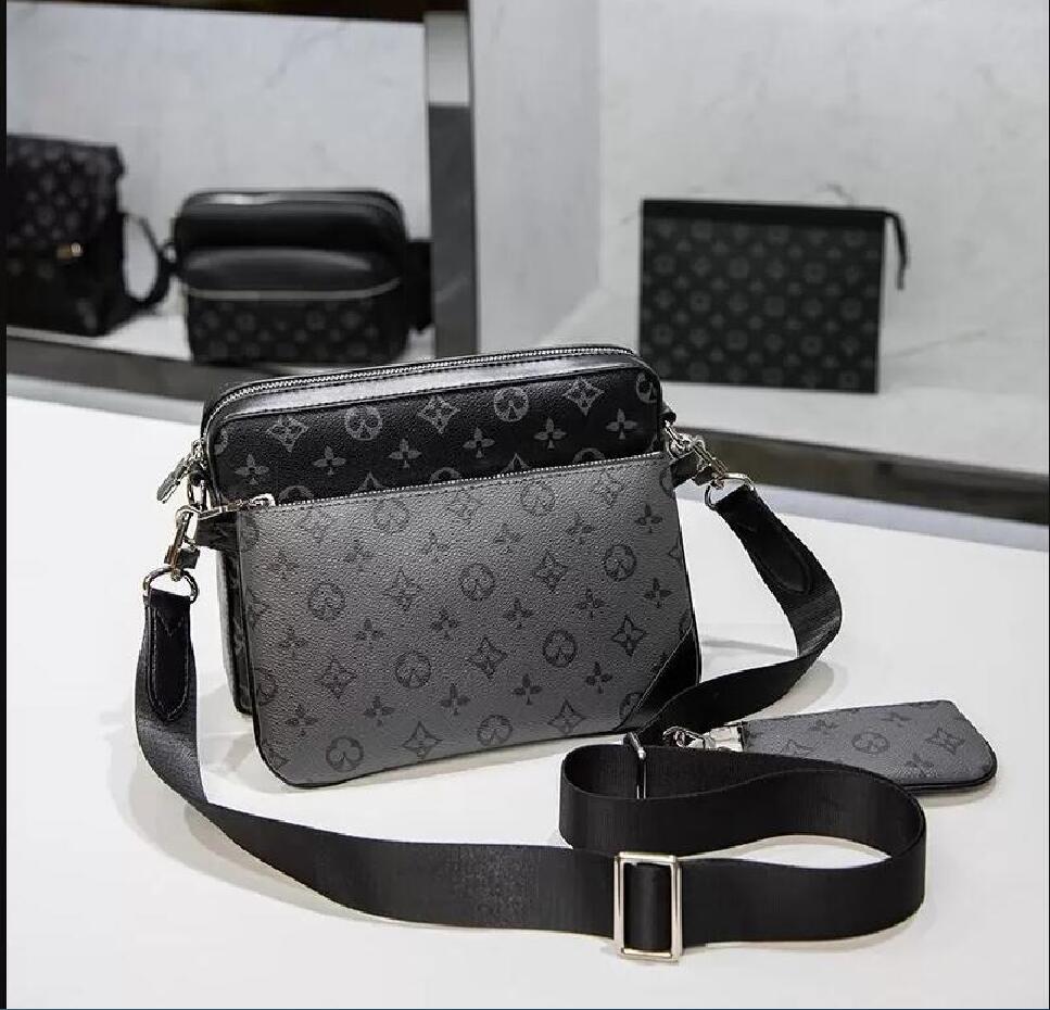 2022 Handbags Men Leather TRIO Messenger Bags Luxury Shoulder Bag Make up Bag Designer Handbag Tote Man's bag louiseitys viutonitys
2022 Handbags Men Leather TRIO Messenger Bags Luxury Shoulder Bag Make up Bag Designer Handbag Tote Man's bag louiseitys viutonitys