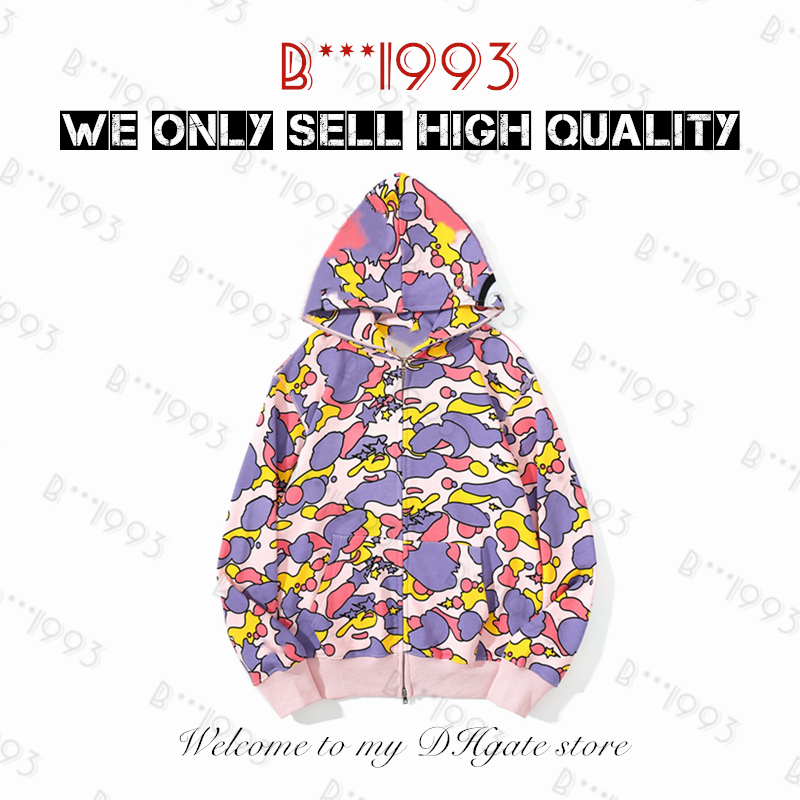 designer High Quality Mens Hoodies Men Women Stylist shark full zip tie dye hoodie jacket color grid sta camo sweatshirt Fashion Luminous camouflage tiger hoody H1-7, 1 button
designer High Quality Mens Hoodies Men Women Stylist shark full zip tie dye hoodie jacket color grid sta camo sweatshirt Fashion Luminous camouflage tiger hoody H1-7, 1 button