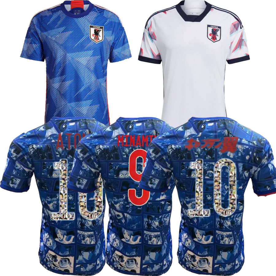 22 23 Japan Soccer Jerseys TSUBASA 2022 2023 ATOM Football Shirts blue white HONDA KAGAWA OKAZAKI men set kids kit Cartoon Captain design
22 23 Japan Soccer Jerseys TSUBASA 2022 2023 ATOM Football Shirts blue white HONDA KAGAWA OKAZAKI men set kids kit Cartoon Captain design