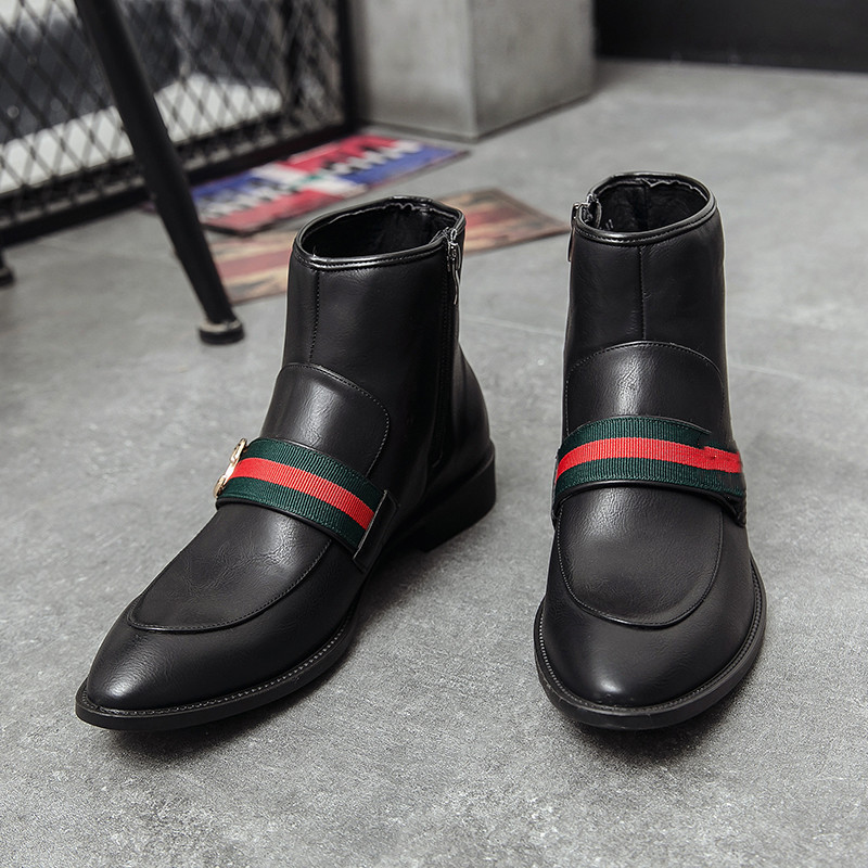 British Short Boots Men Shoes Personality Ribbon PU Diagonal Zipper Pointed Fashion Casual Street Party British Style AD066, Clear
British Short Boots Men Shoes Personality Ribbon PU Diagonal Zipper Pointed Fashion Casual Street Party British Style AD066, Clear