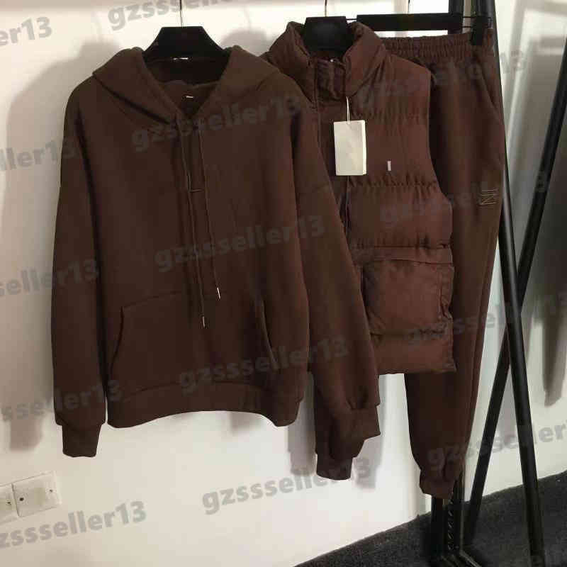 Three-piece Sets Women Outfit Ce Designer Tracksuits Plus Velvet Warm Embroidered Letter Hooded Sweater Cotton Vest And Casual Sweatpants Size S- 0912
Three-piece Sets Women Outfit Ce Designer Tracksuits Plus Velvet Warm Embroidered Letter Hooded Sweater Cotton Vest And Casual Sweatpants Size S- 0912