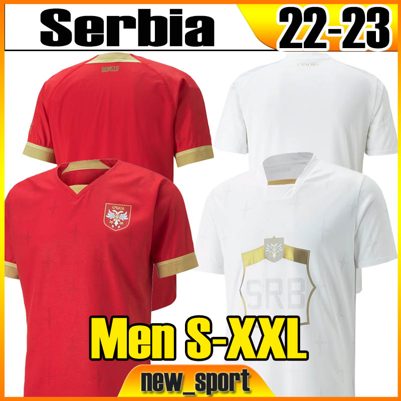 22 23 SERBIA Soccer Jersey Vlahovic MILIVOJEVIC MITROVIC Kostic 2022 2023 TADIC KOLAROV SERGEL JOVIC Men national team Football Shirt uniforms -xxl top thailand, 2022 home patch
22 23 SERBIA Soccer Jersey Vlahovic MILIVOJEVIC MITROVIC Kostic 2022 2023 TADIC KOLAROV SERGEL JOVIC Men national team Football Shirt uniforms -xxl top thailand, 2022 home patch